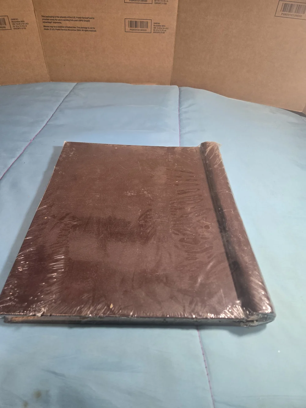 Source Unknown Brown & Gold Decorative Coffee Table Book